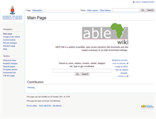 Tablet Screenshot of able.wiki.up.ac.za