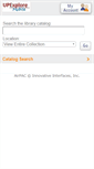 Mobile Screenshot of mobiexplore.up.ac.za
