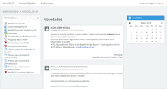 Desktop Screenshot of moodle.up.edu.mx