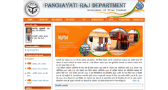 Desktop Screenshot of panchayatiraj.up.nic.in