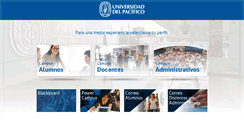 Desktop Screenshot of campusvirtual.up.edu.pe