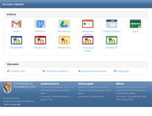 Tablet Screenshot of portal.up.edu.mx