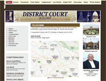Tablet Screenshot of districtcourtaligarh.up.nic.in